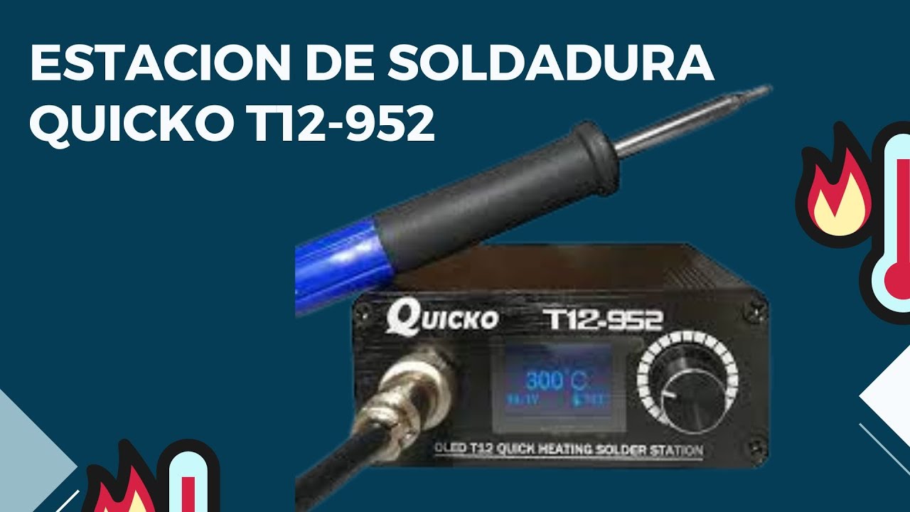 ESTACIÓN DE SOLDADURA QUICKO T12-952