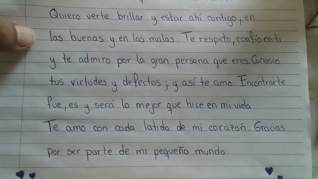 Carta de amor 💌