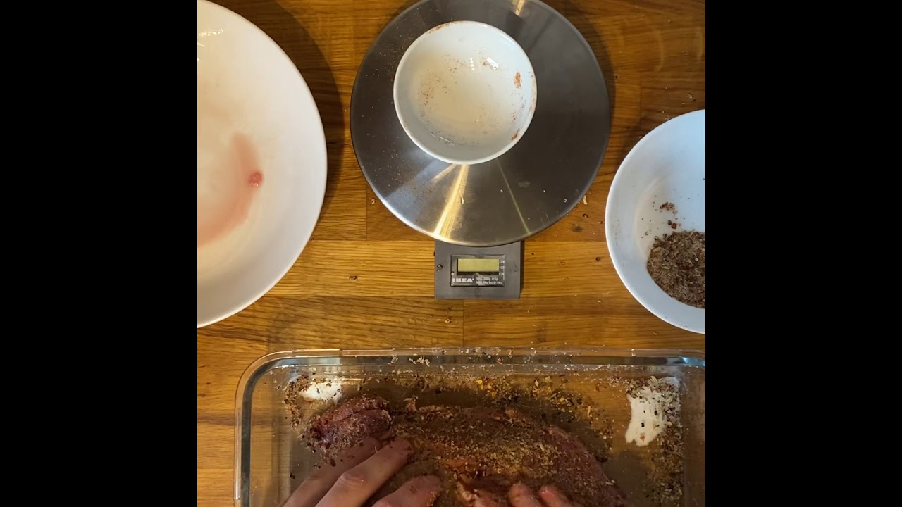 Hemmagjord lufttorkad skinka ENKELT RECEPT del 1