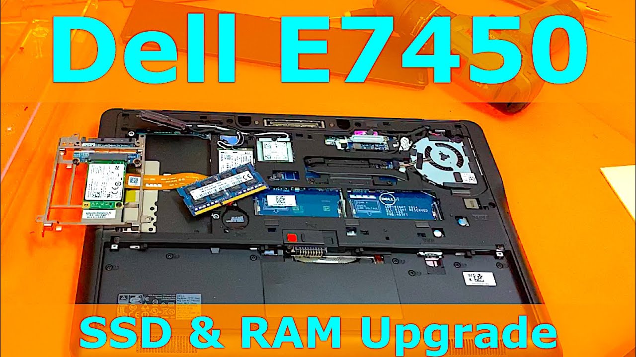 Dell Latitude E7450 | Обновление SSD и оперативной памяти