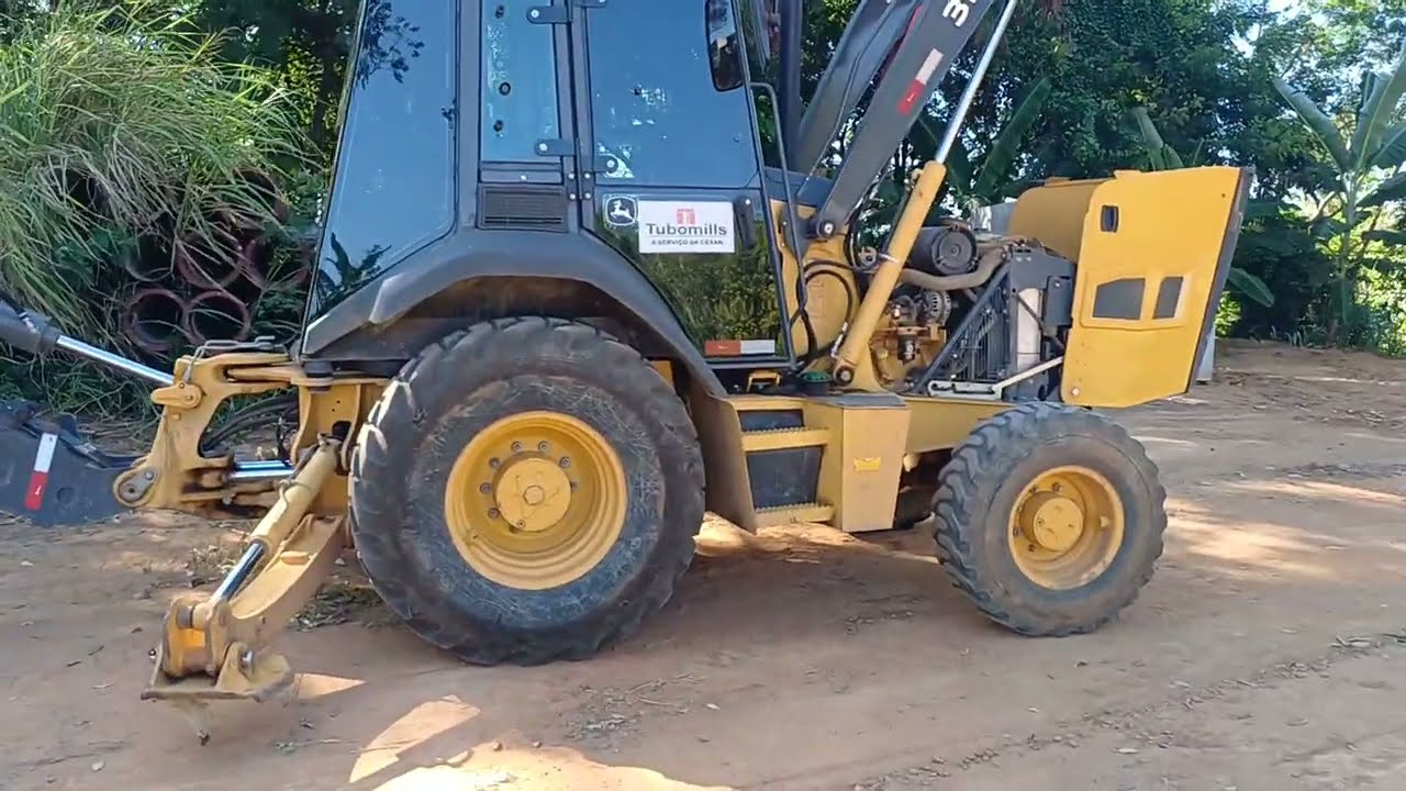 retro Escavadeira John deere 310L