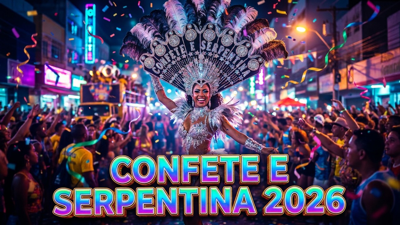 CONFETE E SERPENTINA 2026 #carnaval2026 #vitoriadesantoantao #orquestra 