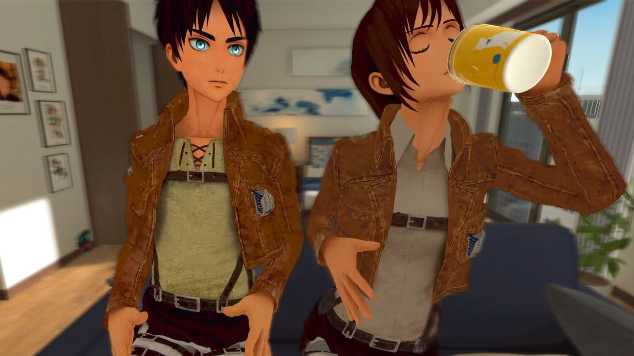EREN E SASHA RESPONDEM (AOT VR)