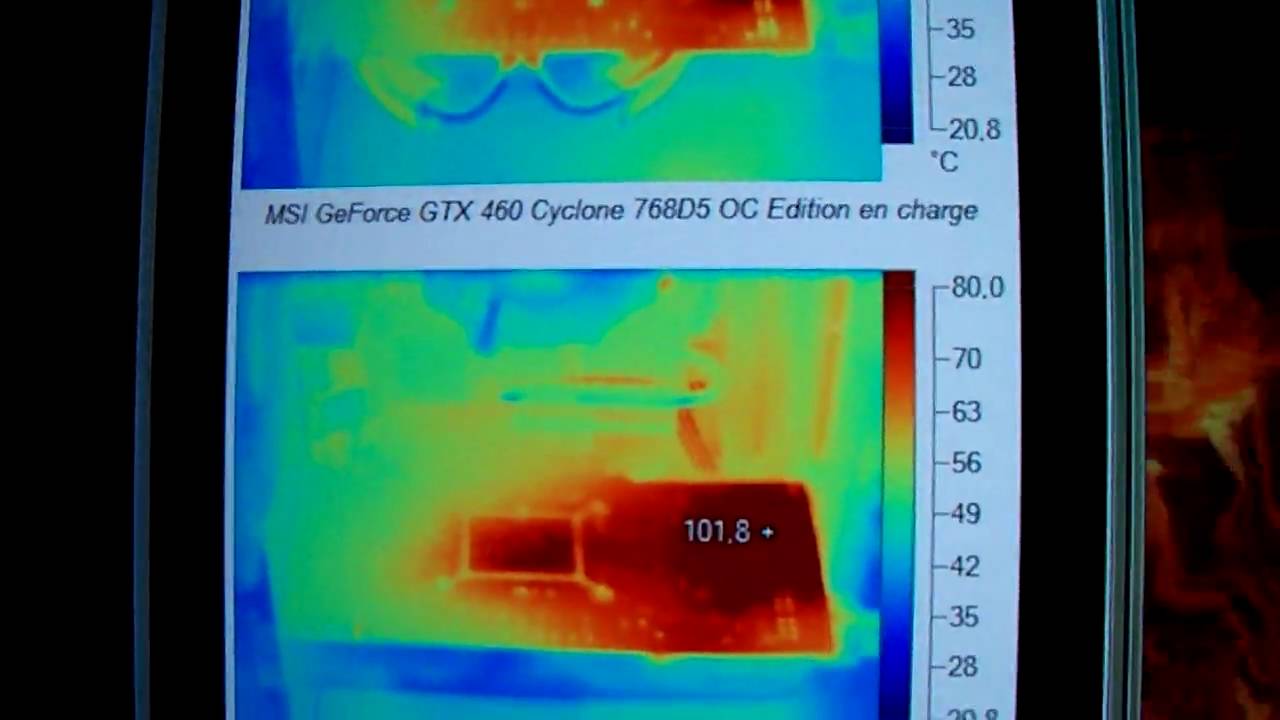 Nvidia GTS 250 VS. GTX 460 - VT/SpaWa Temp. Vergleich (Backside)