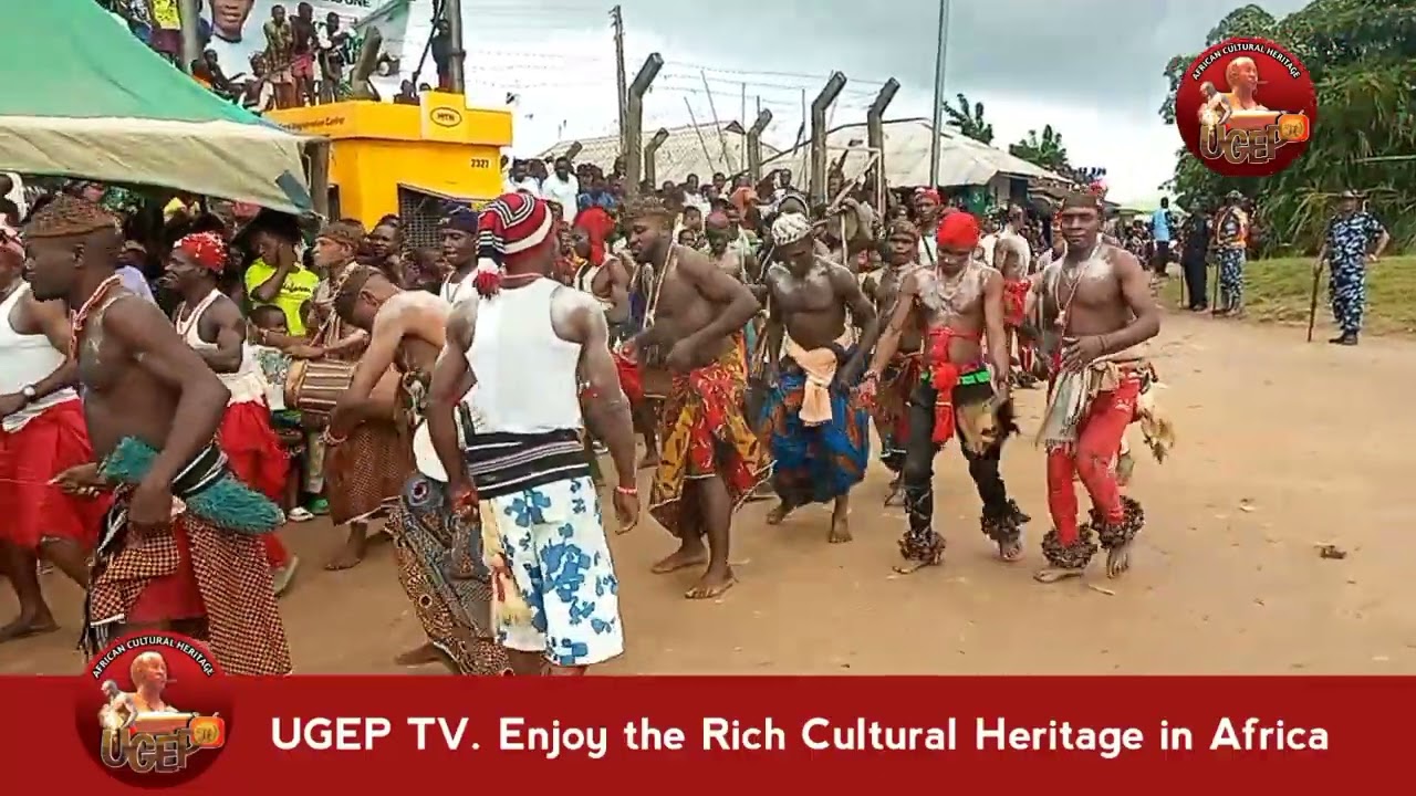 Mkpani New Yam Festival: Parade of Obol Lopon and His Chiefs
