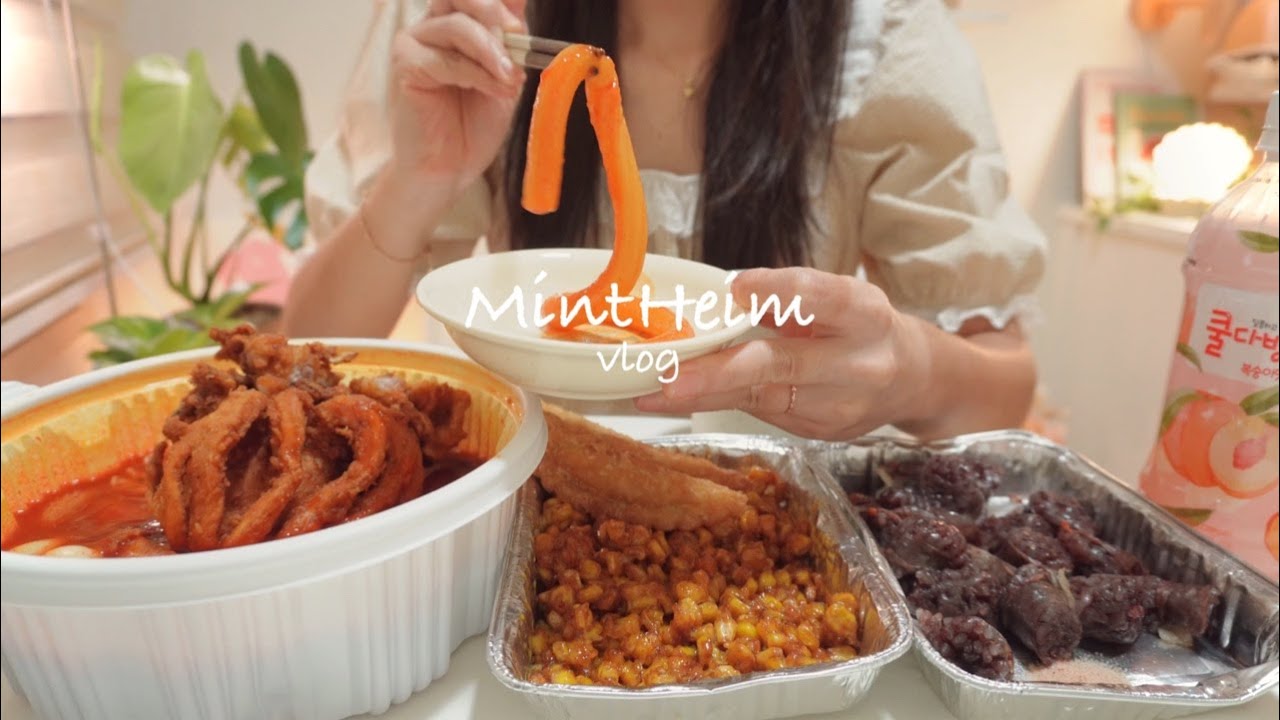 SUB)Корея vlog🧚‍♀️-6 кг на 3 месяца без ограничений в еде🏡'Modern House' Shopping/Tteokbokki/mukbang