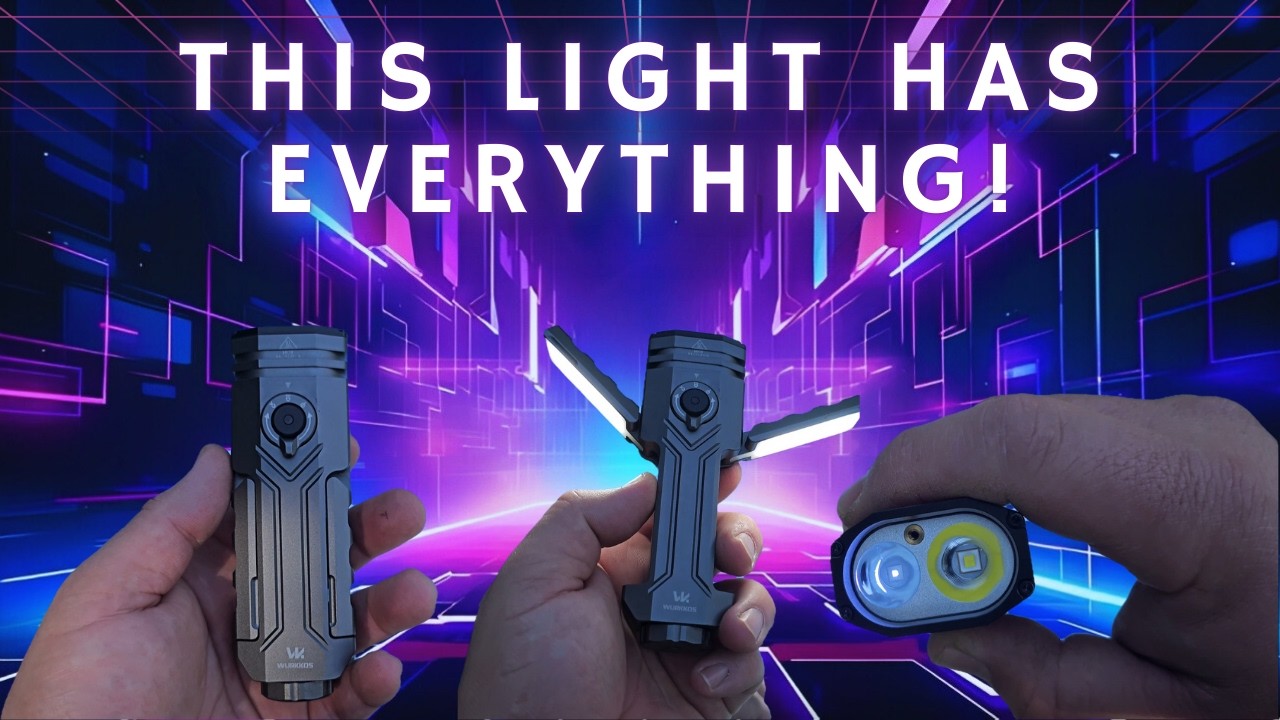 THIS ALL-NEW FLASHLIGHT HAS EVERYTHING YOU NEED! WURKKOS HD02 FULL REVIEW!