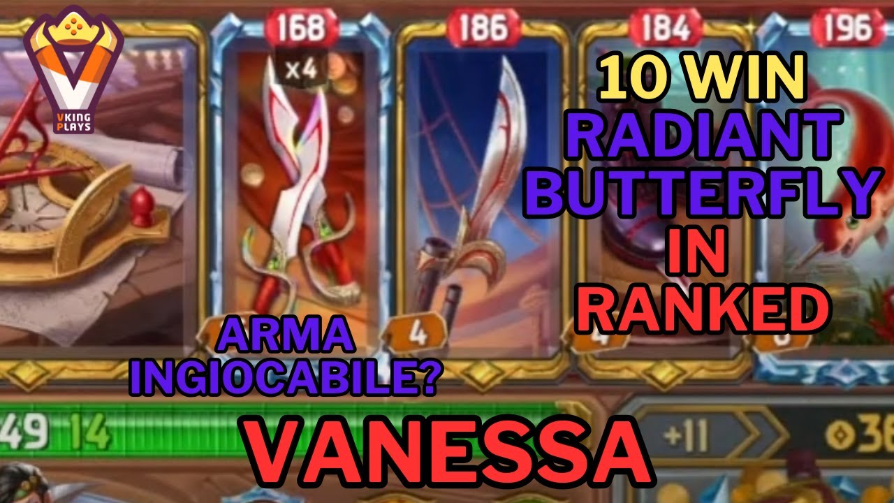 10 Vittorie in Ranked con Vanessa Radiant Butterfly [The Bazaar - Playthrough ITA]