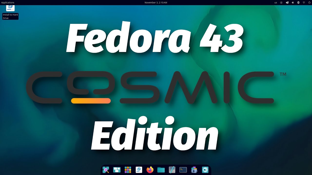 Fedora 43 COSMIC Desktop | Всё, что вам нужно знать прямо сейчас