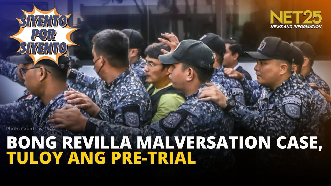 Pre-trial sa malversation case ni Bong Revilla, tuloy-tuloy