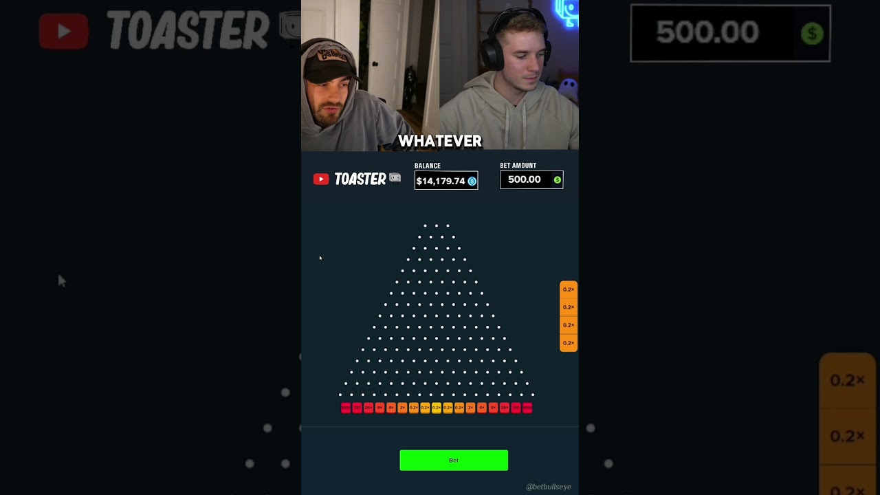 &ldquo;MAX WIN BALL STRAIGHT DOWN 🤯💎&rdquo; #casino #toaster #toasteroriginals #gambling #plinko