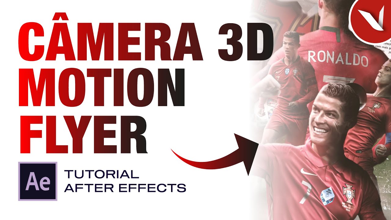 Como fazer Câmera 3D em Motion Flyer + PSD Grátis - After Effects