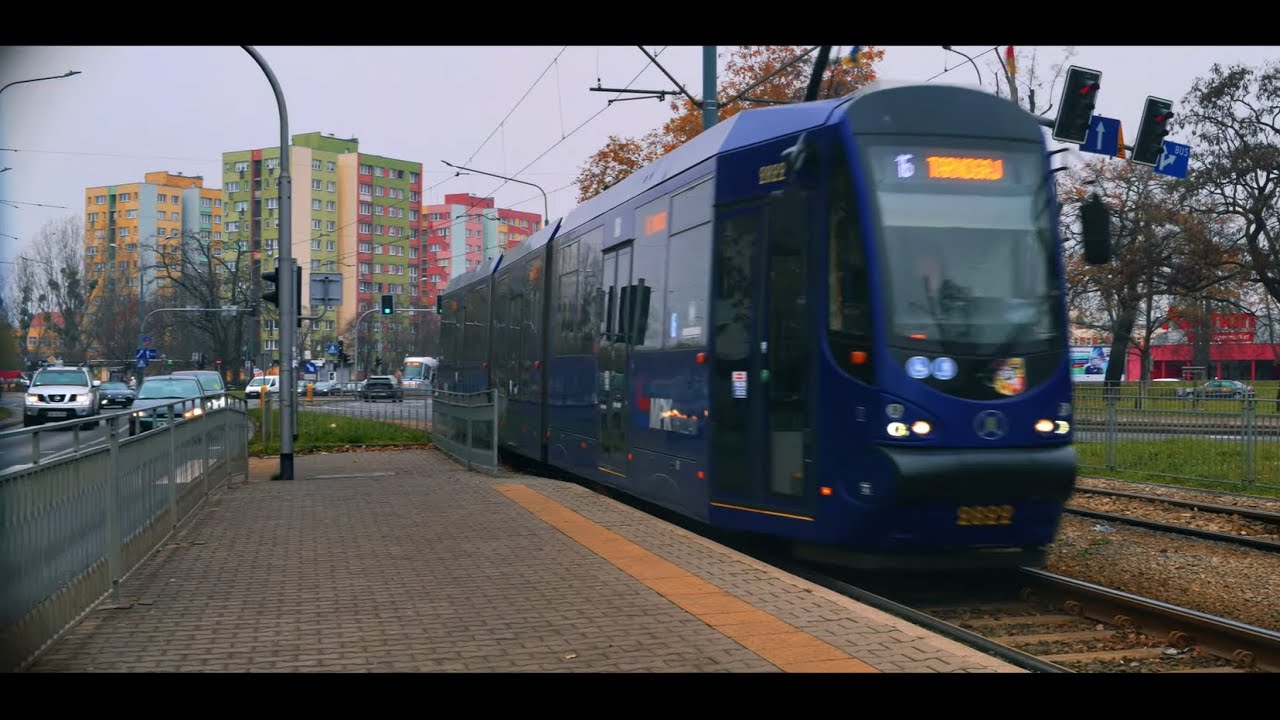 Polanw, Wrocław, tram 16 ride from Kamienna to Klimasa