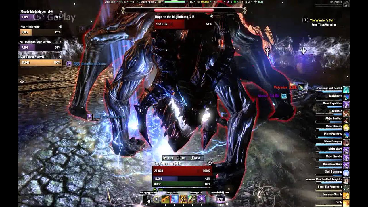 Eso Sorcerer tank test