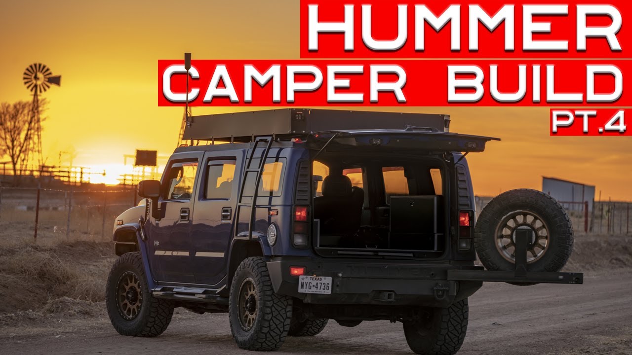 Hummer Camper Conversion Final Steps!