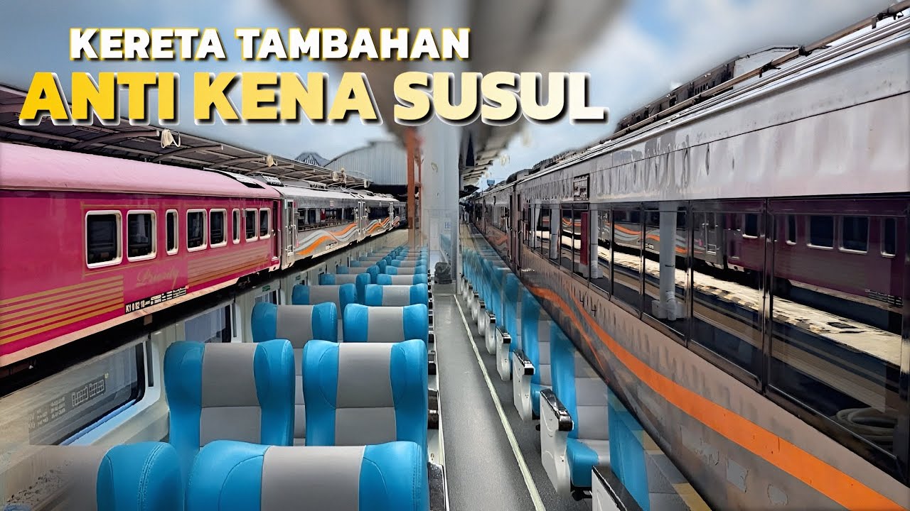 KERETA TAMBAHAN SUPER POWER!! Berangkat Pagi Buta ke Jogja Naik Kereta Eksekutif Tambahan GMR-YK