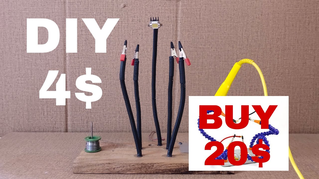 DIY Helping Hands Soldering Station