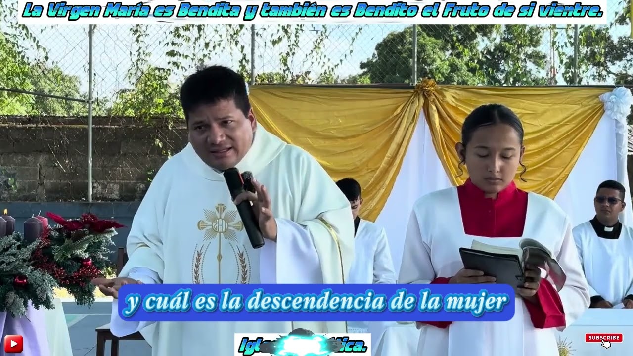 La Virgen María es Bendita y también es Bendito el Fruto de si vientre. Padre Marcos Galvis.