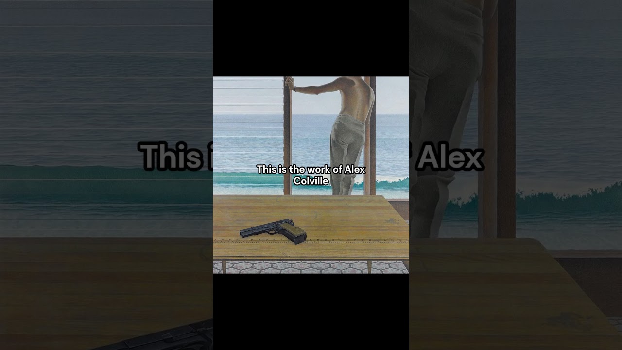 The 2000s want their game graphics back | The work of Alex Colville (From 1950s&ndash;1990s) #art