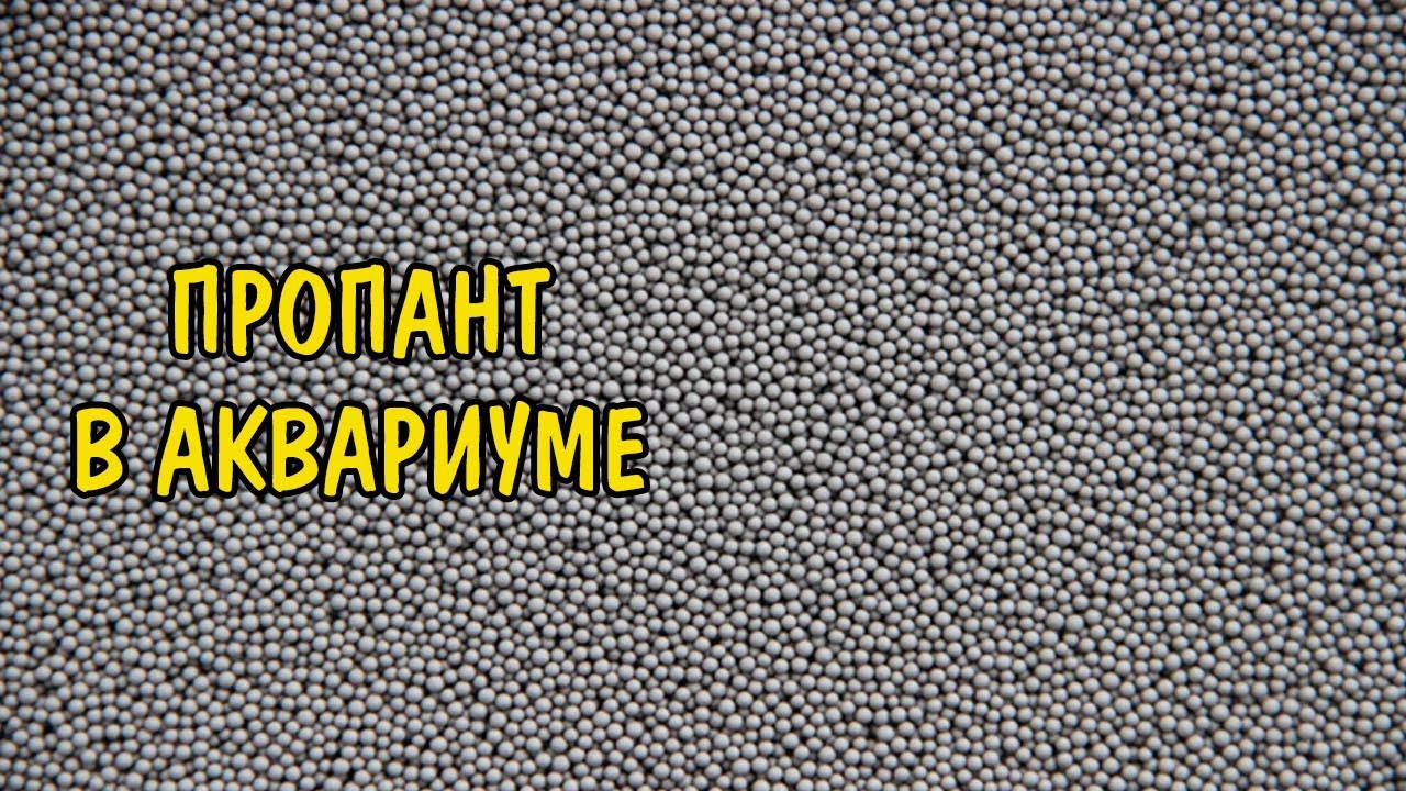 ПРОПАНТ В АКВАРИУМЕ PROPANT