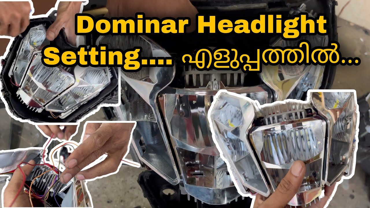 Dominar Headlight Setting Ns200 Doom......❗