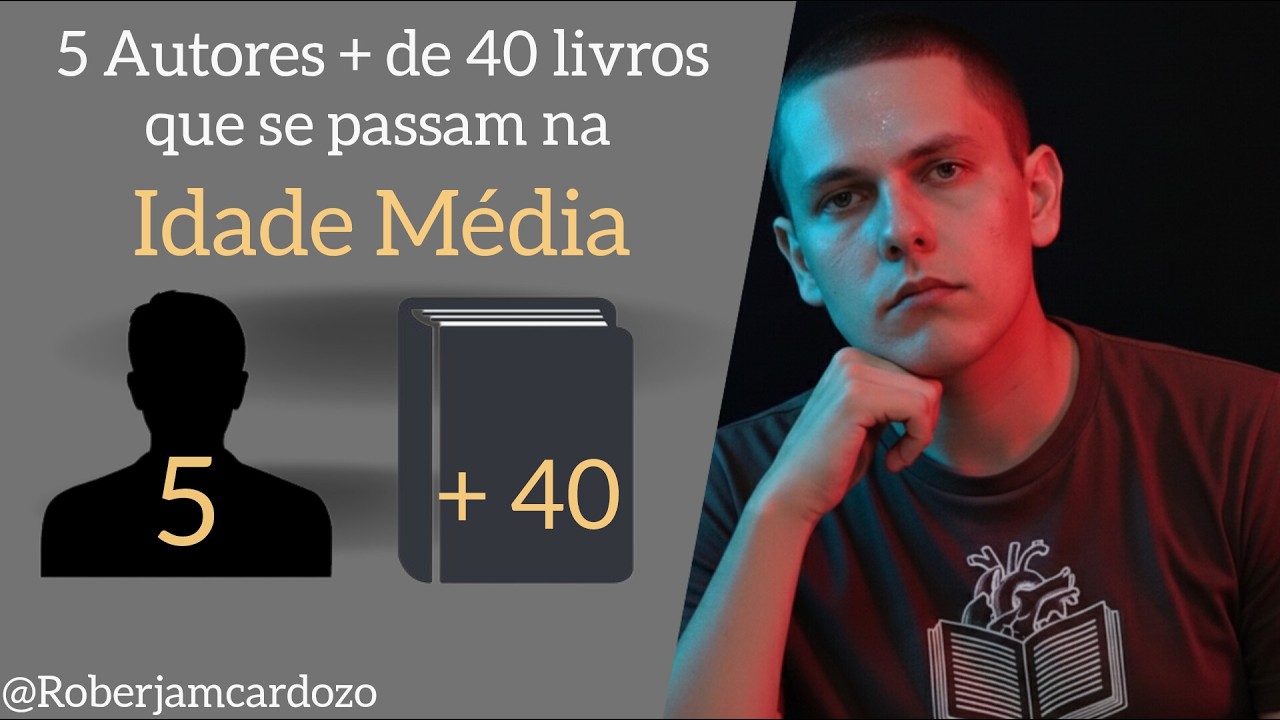 5 AUTORES, MAIS DE 40 LIVROS QUE SE PASSAM NA IDADE MÉDIA❗❗❗