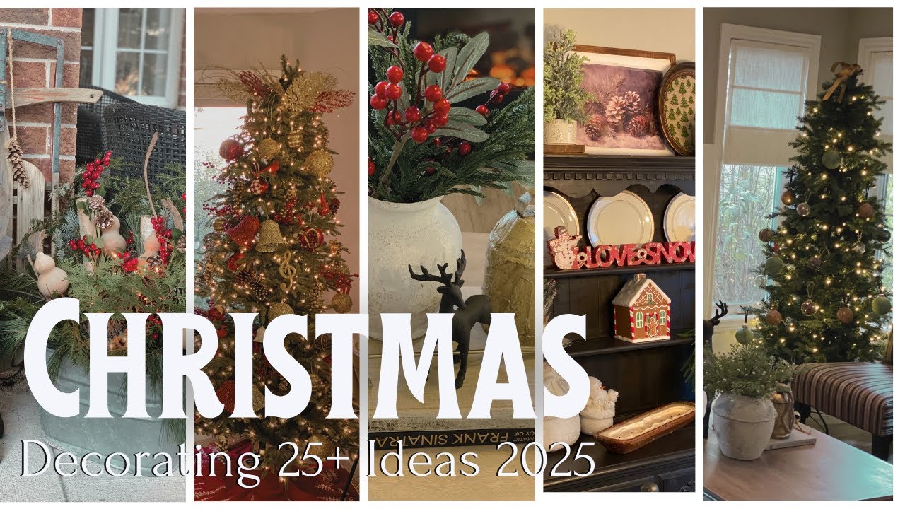 Ultimate Christmas Decorating Ideas 2025 | Holiday Decor Styling | Christmas Decorating Marathon