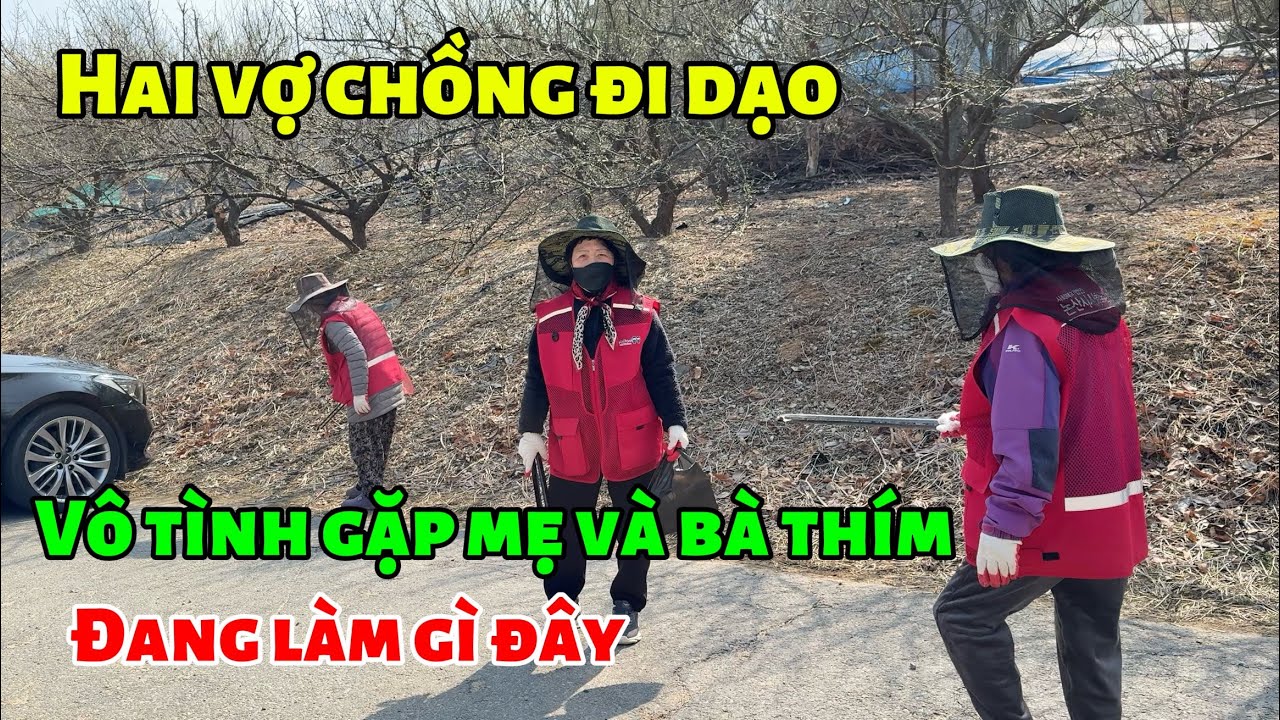 [213] hai vợ chồng đi dạo vô tình thấy mẹ và bà thím đang làm gì ở ngoài đường 