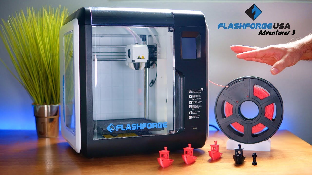 FlashForge Adventurer 3 — 3D-принтер — обновления и печать