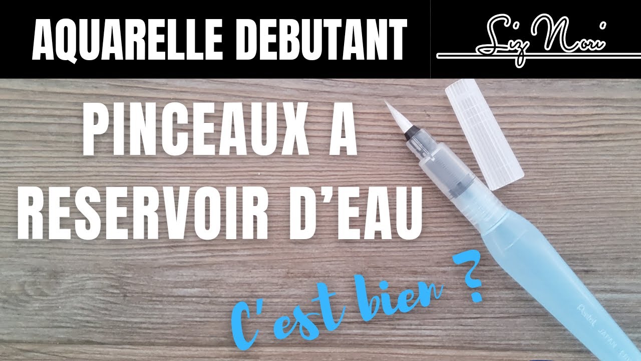 Les pinceaux à réservoir d’eau, c’est bien ?