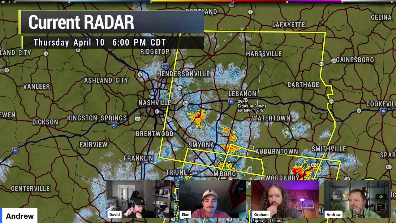 Storm Coverage for April 10, 2025