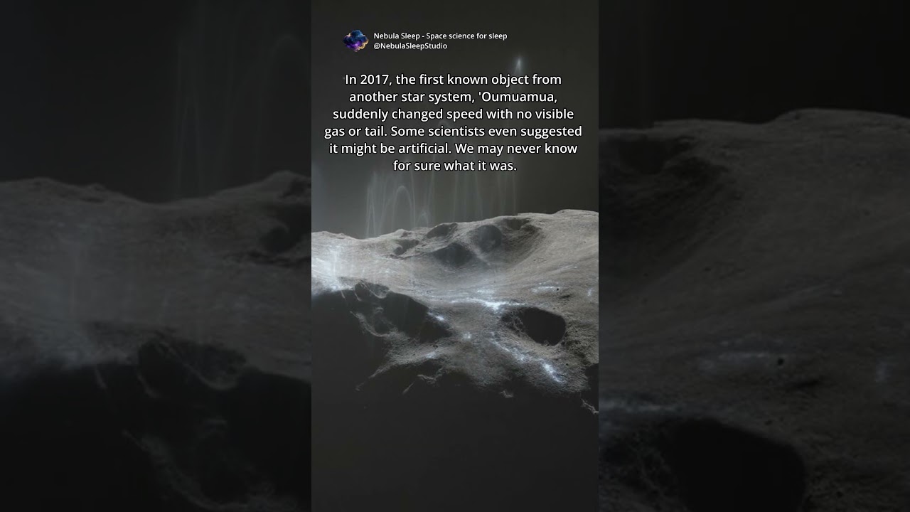 'Oumuamua Accelerated Mysteriously 🛸 