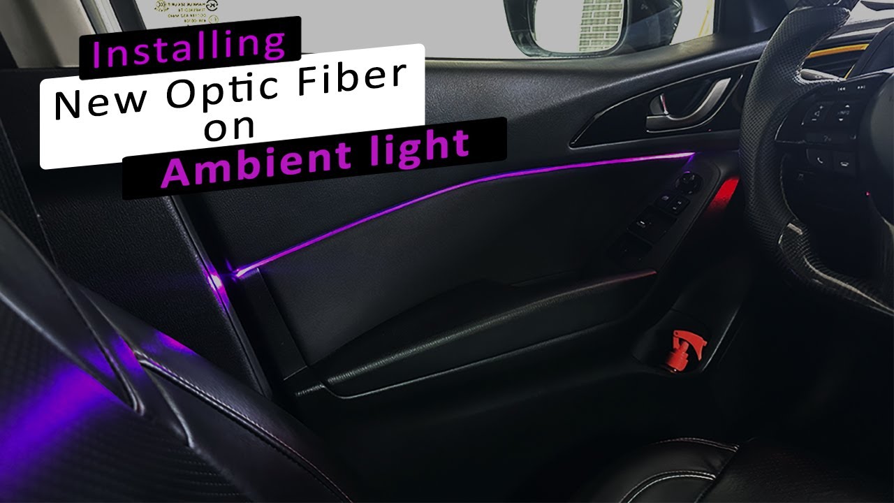 Installing New Optic Fiber on Ambient Lighting 4K