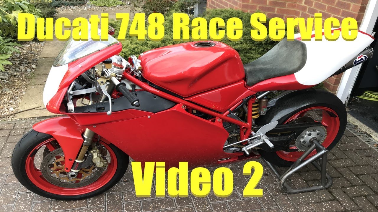 Ducati 748 2020 Race Bike - Video 2 Clutch, Fuel Pump and Fork Service