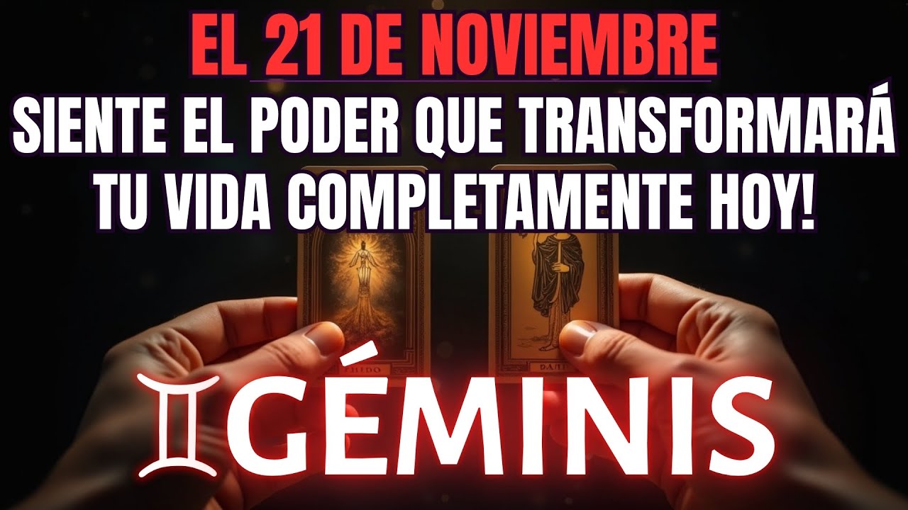 GÉMINIS ♊ 🔮 VIERNES 21 UNA ENERGÍA INCONTROLABLE SACUDIRÁ TU DESTINO HOY 😳💥