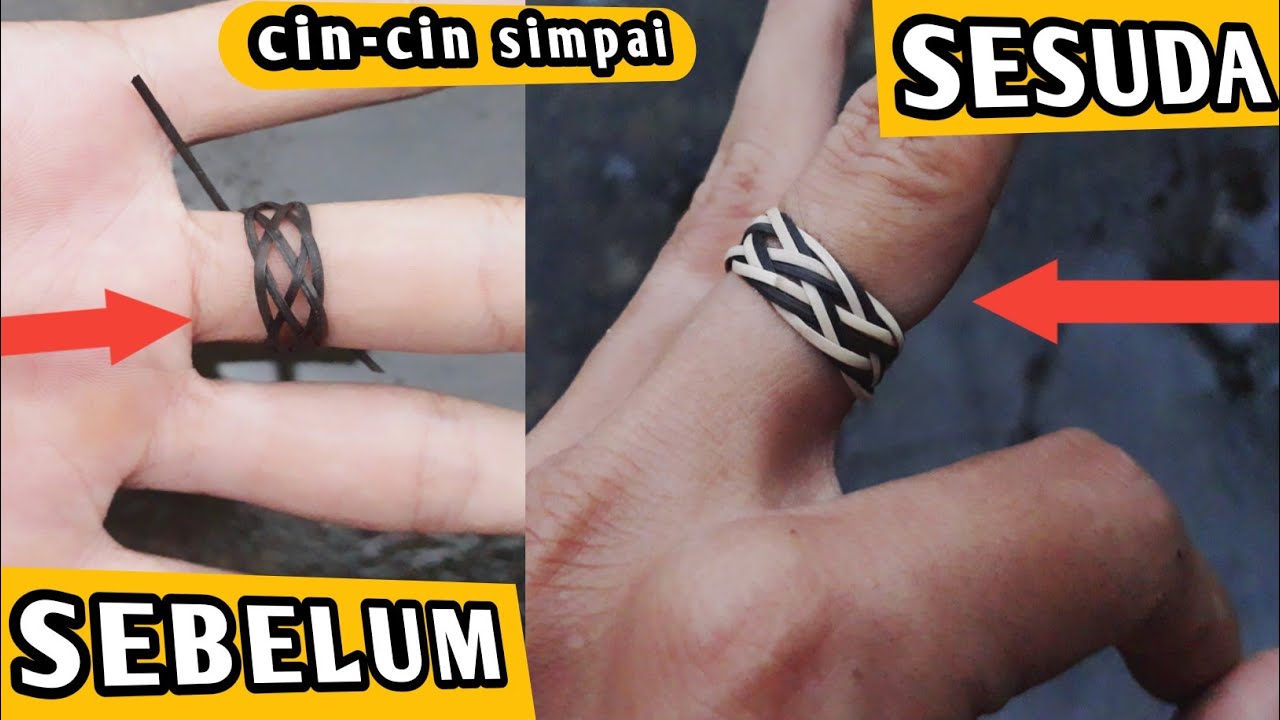 Tutorial Cara memberi motif Cin-cin simpai