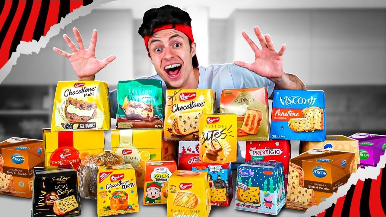 COMPREI TODOS OS CHOCOTONE DO MERCADO!