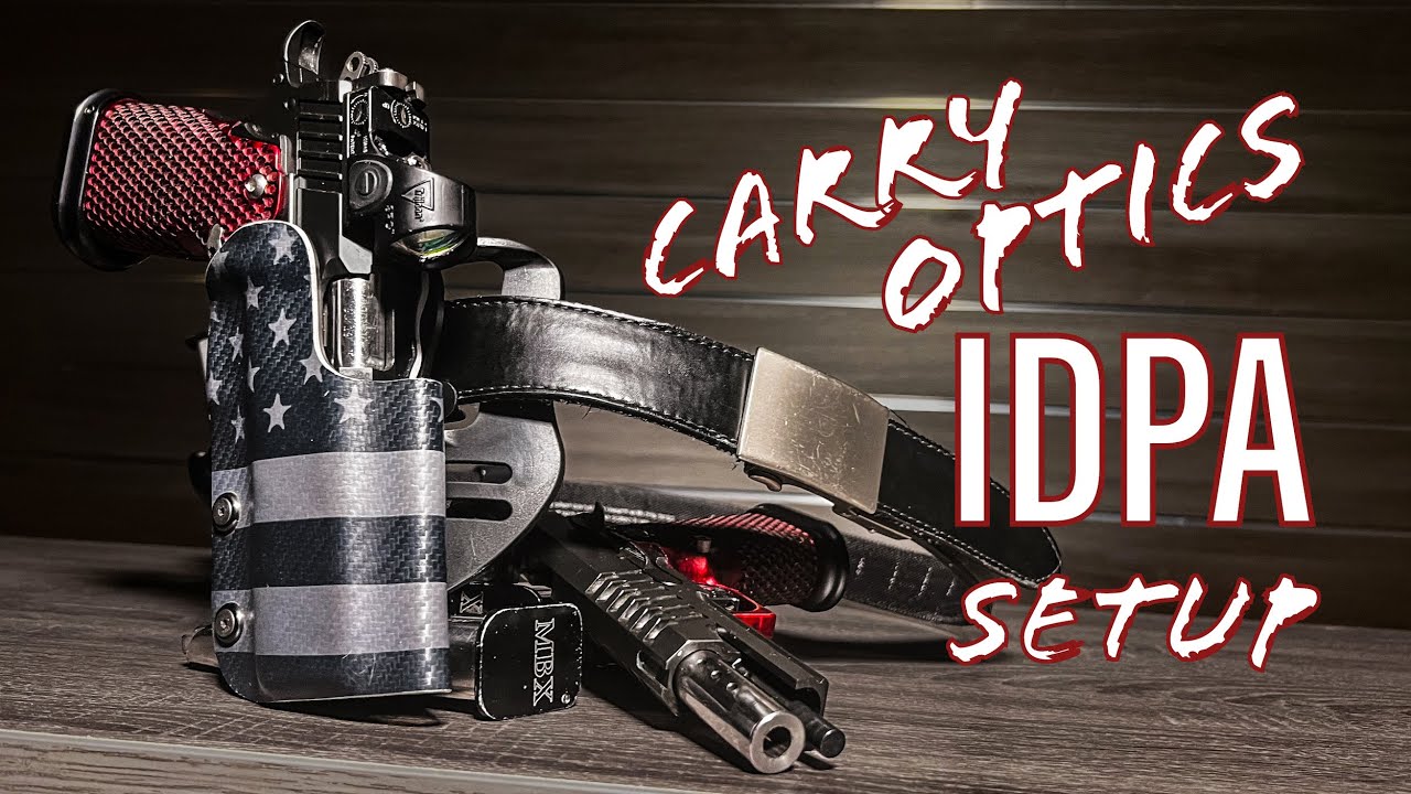 IDPA Carry Optics Setup - My whole rig including my Masterpiece Arms DS9 with Ports!