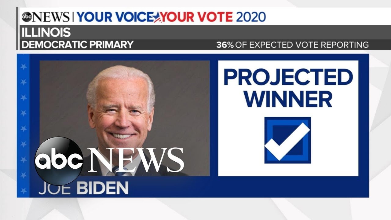 Biden projected to win Illinois Democratic primary
