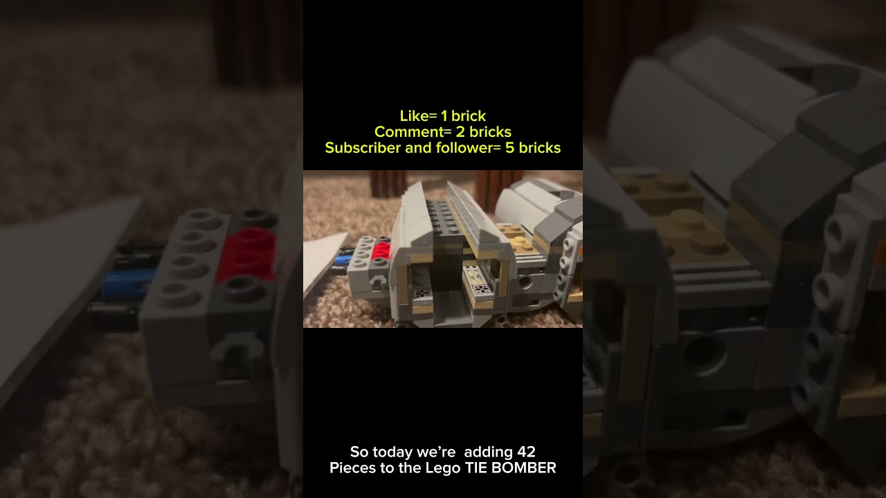 Like the video too add a Lego brick to the set 
