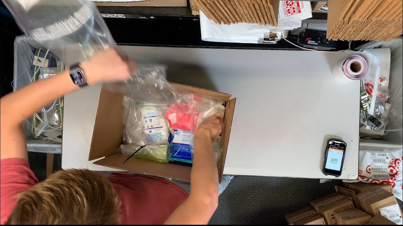 Target Online Order Employee POV | Packing Boxes, TikTok videos