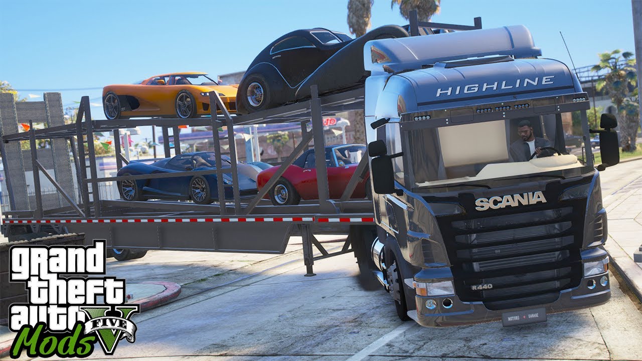 CARGUINHA QUALIFICADA TRANSPORTE DE CARROS NA CEGONHA! - GTA V SIGA BEM CAMINHONEIRO
