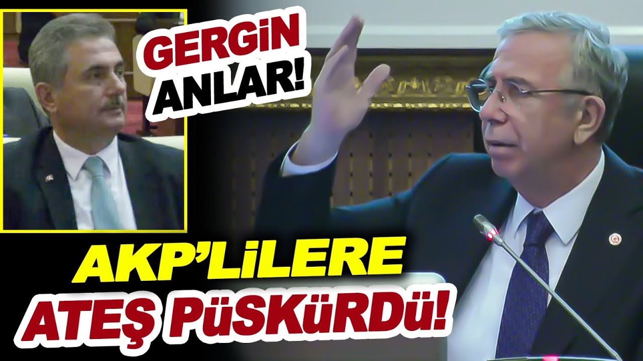 Mansur Yavaş AKP'li Köse'nin hakaretlerine ateş püskürdü! Meclis'te gergin anlar!
