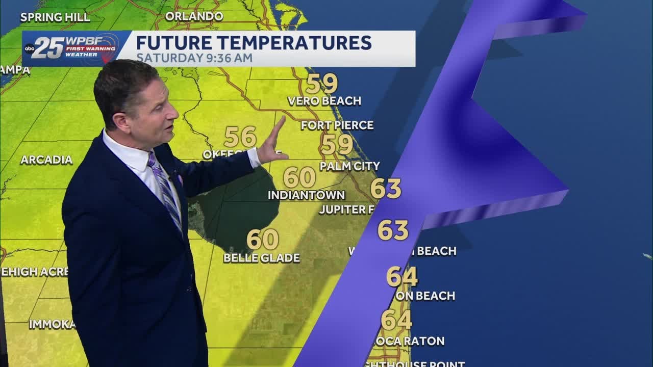 Cold blast tonight: Freeze warning for Okeechobee as temps drop into 30s & 40s
