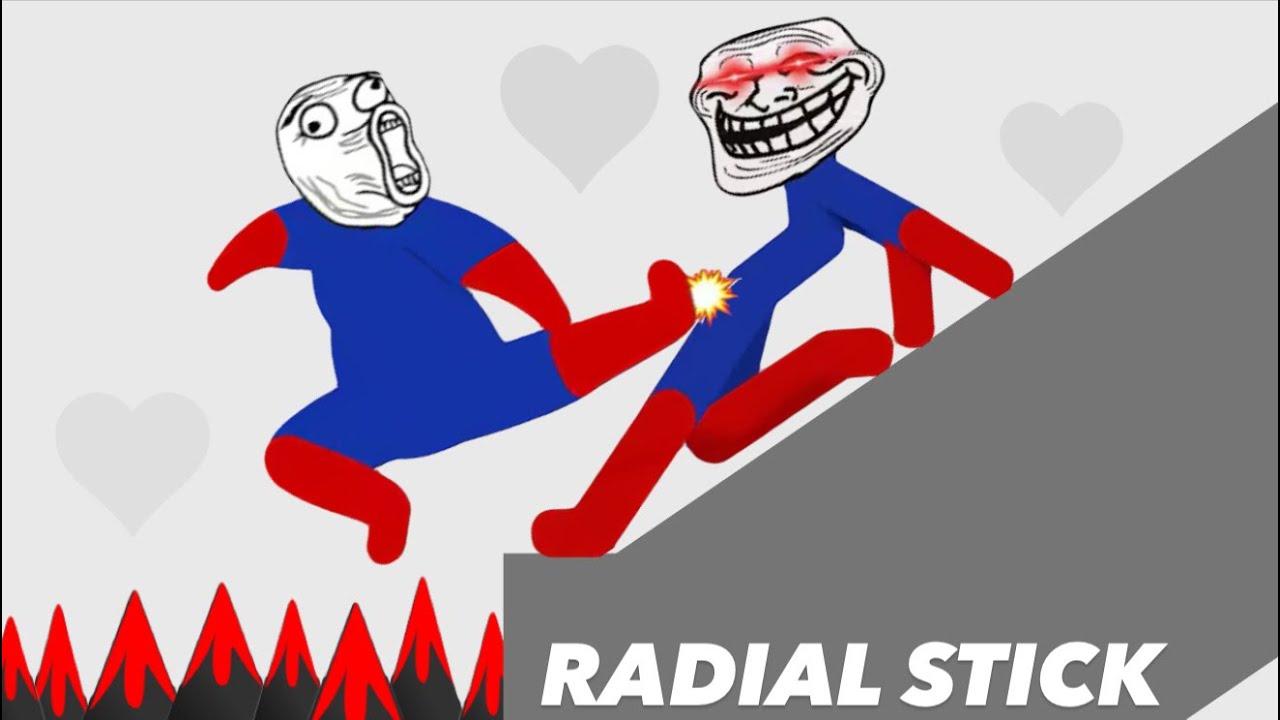 Лучшие падения | Стикмен: подборка смешных моментов спуска с палки RADIAL STICK #678