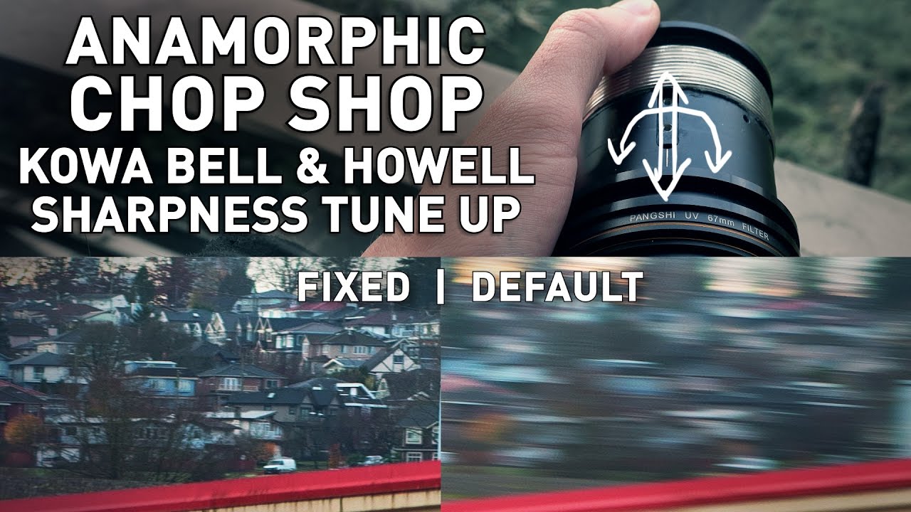 Kowa B&H Sharpness Tune Up - Anamorphic Lens Alignment