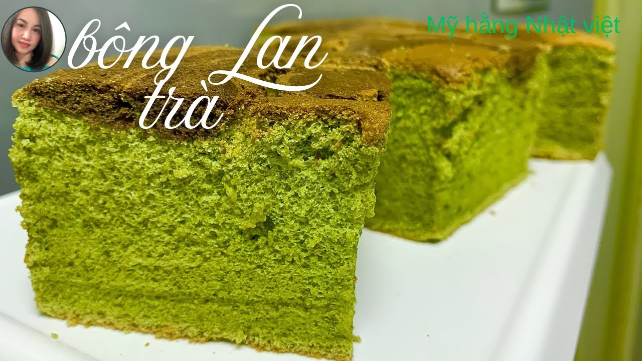 Bông Lan / Bột Trà Xanh / Bánh Bông Xốp/ Thơm Lừng Hương Trà 