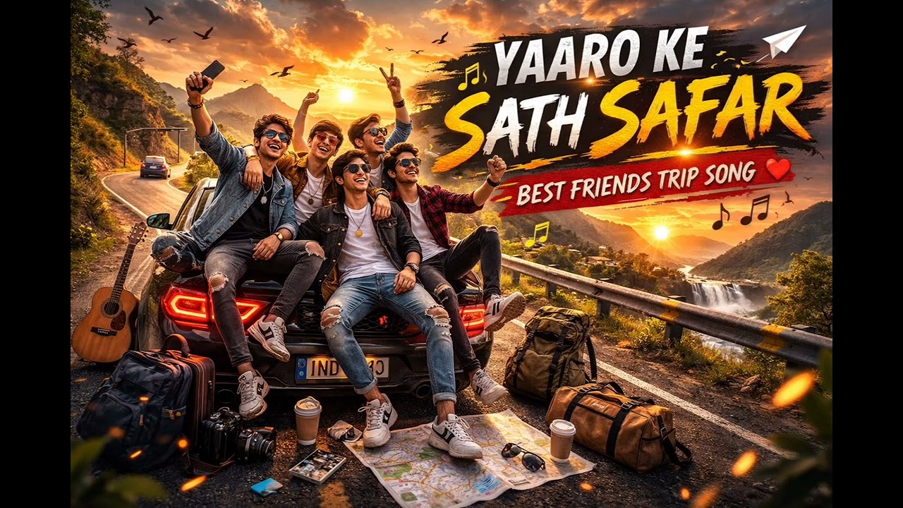 Yaaro Ke Saath Safar ❤️ | Best Friends Travel Song 2026 | Full Vibe Trip Song