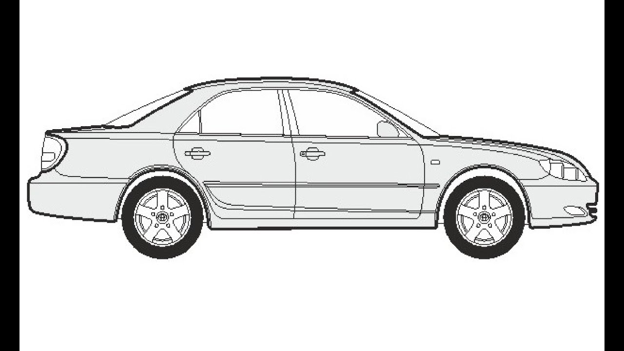 How to Draw a Toyota Camry / Как нарисовать Toyota Camry