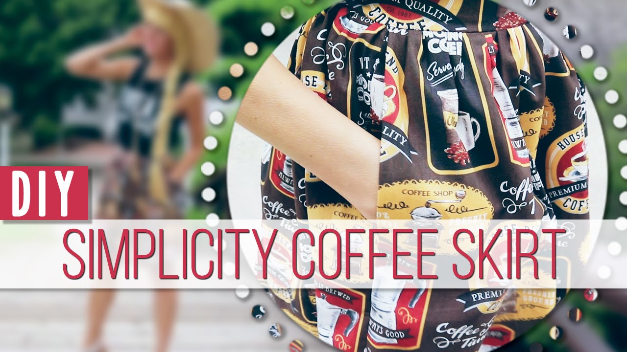 Simplicity DIY Coffee Skirt || MangoSirene